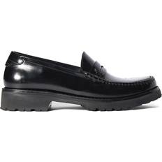 Laced - Women Loafers Saint Laurent 15mm Le Loafer Leather Loafers Black 38.5