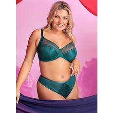 Turquoise - Women Bras Curvy Kate Womens CK062102 Amaze Balcony Bra Blue Elastane