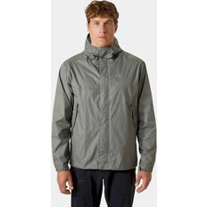 Helly Hansen Grey - Men - Winter Jackets Outerwear Helly Hansen Men's Loke Waterproof Hooded Jacket Grey Concrete Grey