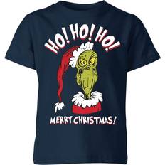 Dr. Seuss The Grinch Ho Ho Ho Kids Christmas T-Shirt Navy 11-12 Years