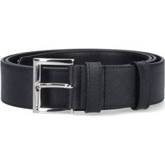 Best Belts Prada Saffiano Belt Black