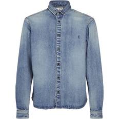 Saint Laurent Cassandre denim blue