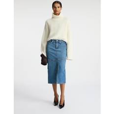 A.L.C. Alden Stretch Denim Midi SkirtA.L.C