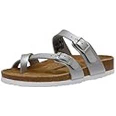 Cushionaire Women Luna Cork Footbed Sandal with Comfort