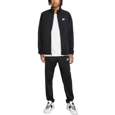 Nike Club Men's Poly Knit Tracksuit - Black/White