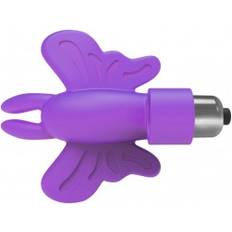 Icon Brands The 9's Flirt Finger Butterfly Finger Vibrator Purple