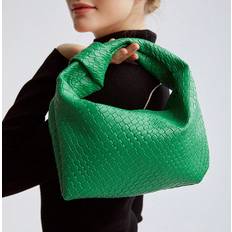 Shein KNOT DETAIL WOVEN TEXTURED WOMEN BAG