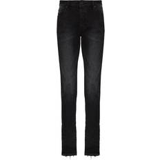 Purple Brand faded slim-leg jeans men Cotton/Spandex/Elastane Black