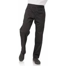 Chef Works Men's Lightweight Slim Pants, Black