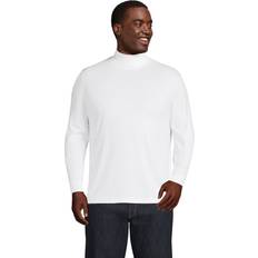 Lands' End Men Jumpers Lands' End Lands' End Men's Super-t Turtleneck T-Shirt White White