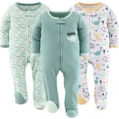 The Peanutshell Dino Baby Boys 3-pc. Sleep and Play, Newborn, Green Green