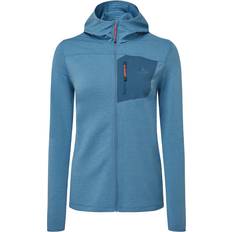 Mountain Equipment Womens Lumiko Hooded Jacket: Stellar/Majolica: