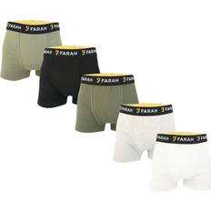 Green Men's Underwear FARAH Men's Mens Renzo Pack Boxer Shorts Green 32/30/31