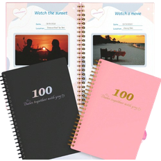 Shein 100 Dates Record Book-Perfect Couple's Gift with Fun Date Ideas