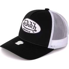 Von Dutch Boston Trucker Cap, Black/white