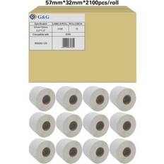 G&G Label roll Paper 12 Rolls labels