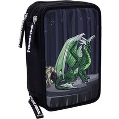 Tinka Green Dragon Triple Pencil Case