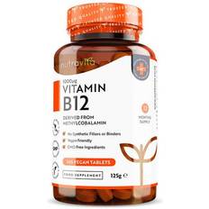 Nutravita Vitamin B12 1000mcg 365 High Strength Max Strength B12