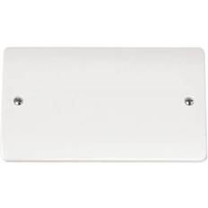 Click Scolmore Click Scolmore Mode 2 Gang Blanking Plate White CMA061