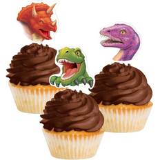 Creative Converting 12 Dino Blast Dinosaur Cup Cake Toppers