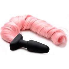 Tailz Pink Pony Butt Plug Black