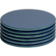 Blue Coasters Harbour Housewares Round 10cm Hague Coaster 6pcs