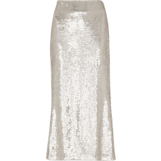 Sequins Skirts Whistles Sequin Midi Skirt - Silver