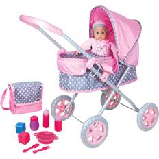 Redbox Lissi Dolls Baby Pram & Soft Baby Set