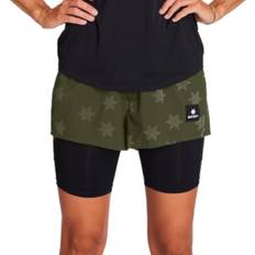 Saysky Star Reflective Pace 2-in-1 Shorts Inc grün