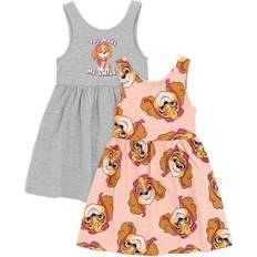 Paw Patrol Girls You Make Me Smile Skye Dress of 2 Grey/Pink/Multicolour