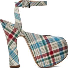 Vivienne Westwood Vargas elevated sandal MADRAS-CHECK 4-37