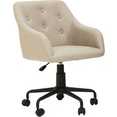 Wood Office Chairs Brent Beige/Black Office Chair 88cm