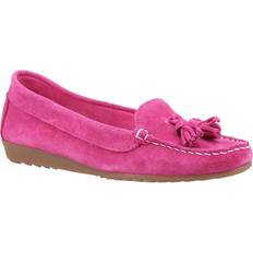 Pink - Women Moccasins Riva Fuchsia Aldons Moccasin with Tassels