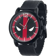 Men Wrist Watches Deadpool Deadpool Logo schwarz/rot/weiß Standard