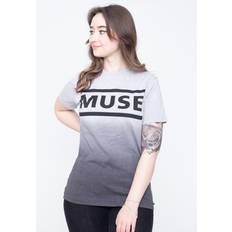 Muse Band Logo Dip Dye Fashion T Shirt White