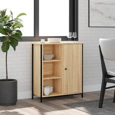 Shelves Sideboards vidaXL Sonoma Oak Engineered Wood Sideboard