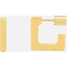 Estella Bartlett Square Gold-Tone Hoop Earrings