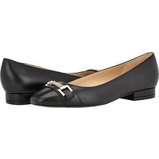 Calvin Klein Women Ballerinas Calvin Klein Crystil Black Leather Women's Flat Shoes Black