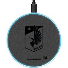 Fan Brander Gray Minnesota United FC 15W Wireless Charging Base