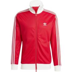 Adidas L - Men - Outdoor Jackets adidas Men's Originals Adicolor Classics Beckenbauer Track Jacket - Better Scarlet/White