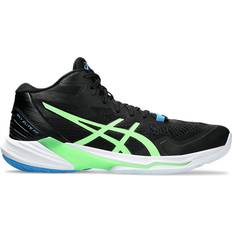 Asics Black Volleyball Shoes Asics Sky Elite FF MT 2 M - Black/Lime Burst