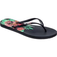 Multicoloured - Women Flip-Flops Reef Womens Seaside Prints Layered Flowers Sandal Multicolour