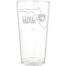 Great American Products Florida Panthers Etched 16oz. Rally Cry Pint Glass