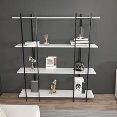 Green Book Shelves Decorotika Moss 4-Tier Book Shelf