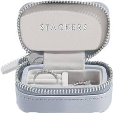 Grey Jewellery Boxes Stackers Petite Travel Jewellery Box