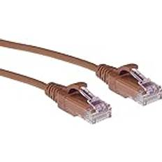 ACT CAT6 Netzwerkkabel, U/UTP LSZH LAN Dünn 3.8mm Slimline, Flexibles