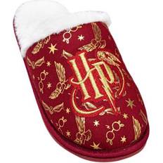 Gold - Women Slippers Harry Potter Womens/Ladies Gold Foil Slippers Red