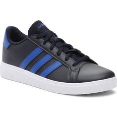 13.5 - Unisex Racket Sport Shoes Adidas Grand Court Lifestyle Tennis Lace-Up Sneakers, Legend Ink/Team royal Blue/FTWR White