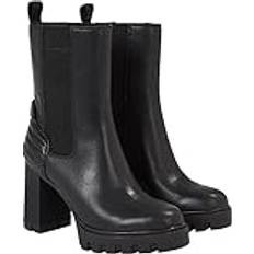 Calvin Klein Women Boots Calvin Klein Women's Platform Chelsea Boot LTH Wn Mid, Triple Black