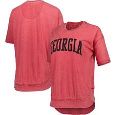 Red Capes & Ponchos Pressbox Women's Red Georgia Bulldogs Arch Poncho T-Shirt